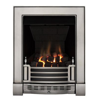 Focal Point Finsbury Multi Flue Chrome Effect Manual Control 3.1Kw Gas Fire