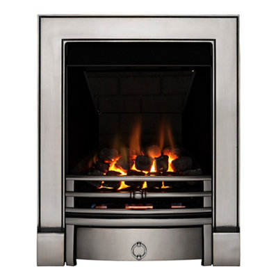 Focal Point Soho Multi Flue Chrome Effect Manual Control 3.1Kw Gas Fire
