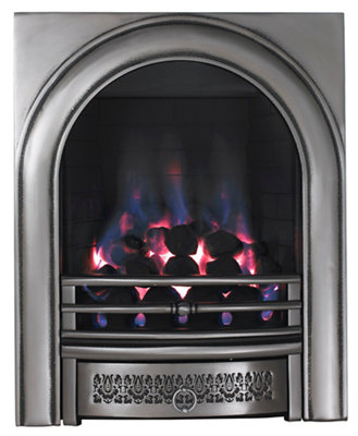Focal Point Arch Chrome Effect Manual Control 3.75Kw Gas Fire