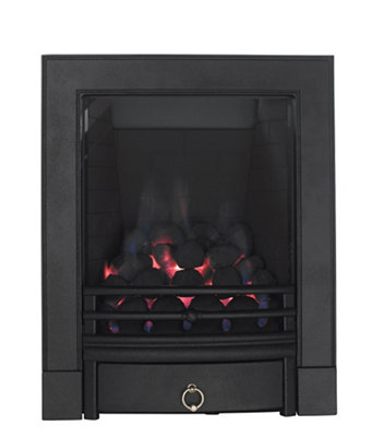 Focal Point Soho Full Depth Black Manual Control 3.75Kw Gas Fire