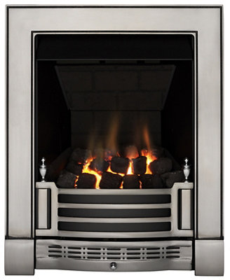 Focal Point Finsbury Multi Flue Chrome Effect Remote Controlled 3.1Kw Gas Fire