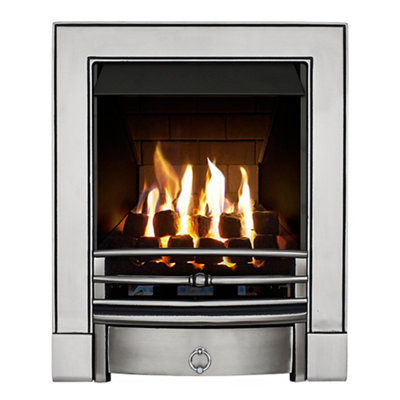 Focal Point Soho Multi Flue Chrome Effect Remote Controlled 3.1Kw Gas Fire
