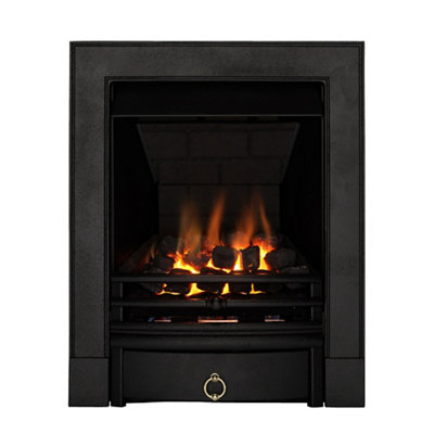 Focal Point Soho Multi Flue Black Remote Controlled 3.1Kw Gas Fire