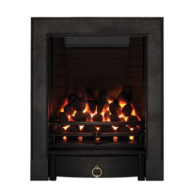 Focal Point Soho Full Depth Black Remote Controlled 3.75Kw Gas Fire