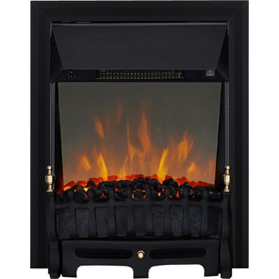Focal Point Blenheim 2Kw Inset Electric Fire With Reflective Glass Flame (H)59.3Cm (W)48.3Cm (D)15.4Cm