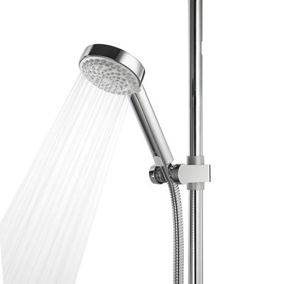 Aqualisa Visage Smart Concealed Valve Gravity-Pumped Digital Shower With Overflow Bath Filler & Adjustable Head