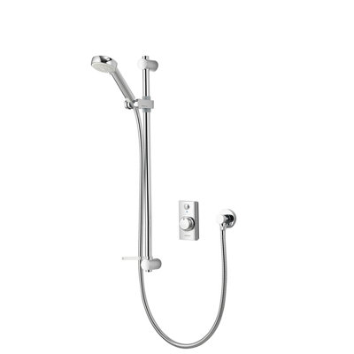 Aqualisa Visage Smart Concealed Valve Hp/Combi Wall Fed Smart Digital 4-Spray Pattern Shower Adjustable Shower Head