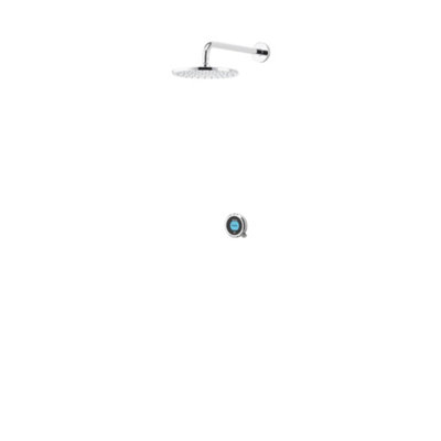 Aqualisa Optic Q Concealed Valve Hp/Combi Wall Fed Smart Digital 3-Spray Pattern Shower With Fixed Head