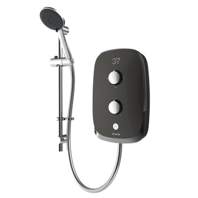 Aqualisa Esense Gloss Grey Manual Electric Shower, 10.5Kw