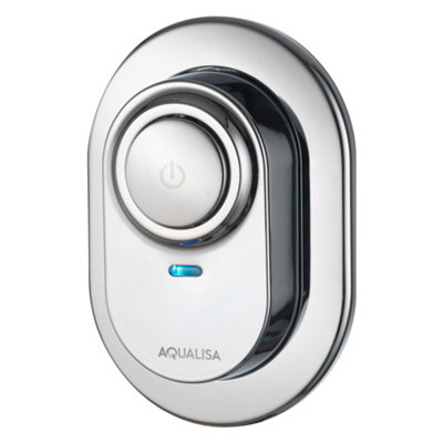 Aqualisa Visage Q Chrome Effect 2 Outlet Shower Remote Control