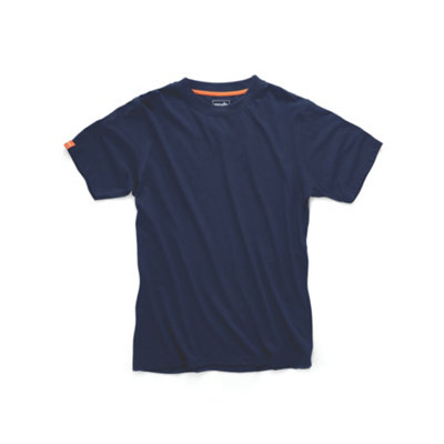 Scruffs Eco Worker Navy Blue T-Shirt Small