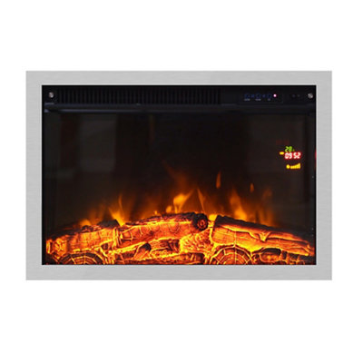 Focal Point Medford 2Kw Chrome Effect Inset Electric Fire