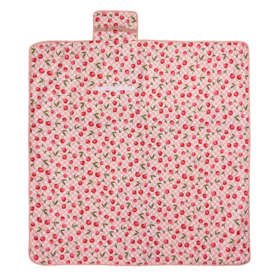 Furn. Cherry Gingham Pink Picnic Blanket