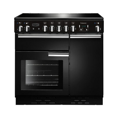 Rangemaster Prop90ecgb/C Freestanding Electric Range Cooker With Electric Hob - Black
