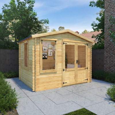 Mercia Apex Wooden Cabin With Double Door