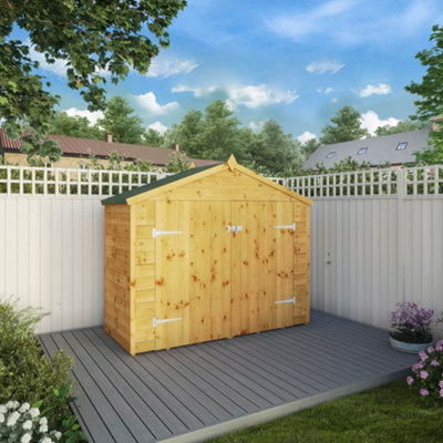 Mercia Wooden 3X7 Tongue & Groove Apex Bike Store