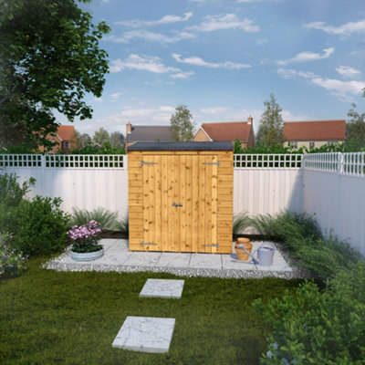 Mercia Wooden 6X2'6ft Garden Storage