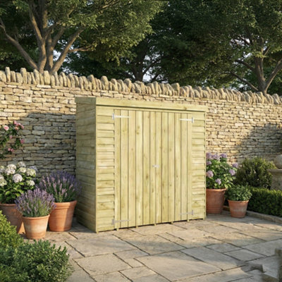 Mercia Wooden 6X2'6ft Garden Storage