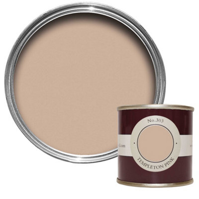Farrow & Ball Estate Templeton Pink No.303 Matt Emulsion Paint, 100Ml