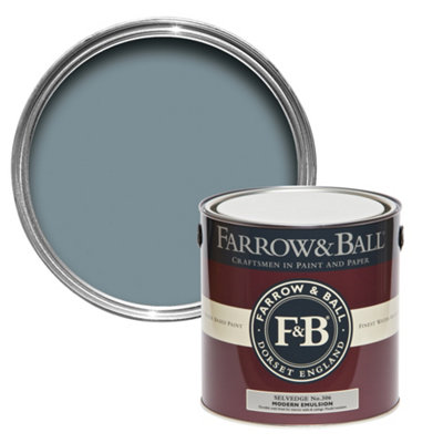 Farrow & Ball Modern Selvedge No.306 Matt Emulsion Paint, 2.5L
