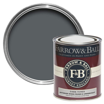 Farrow & Ball Dark Tones Wood Primer & Undercoat, 750Ml