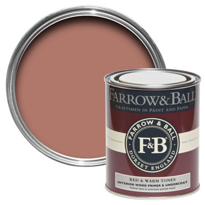 Farrow & Ball Red & Warm Tones Wood Primer & Undercoat, 750Ml