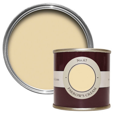 Farrow & Ball Estate Farrow's Cream No.67 Wall & Ceiling Emulsion Paint, 100Ml Tester Pot