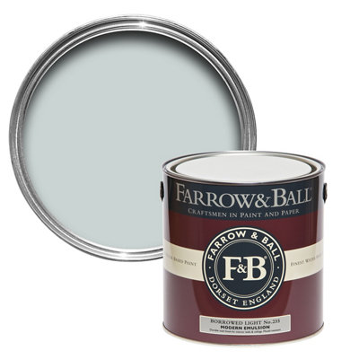 Farrow & Ball Modern Borrowed Light No.235 Matt Wall & Ceiling Emulsion Paint, 2.5L