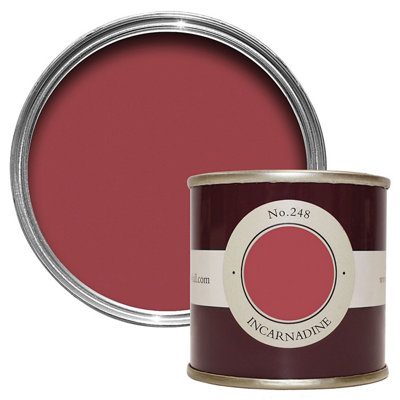 Farrow & Ball Estate Incarnadine No.248 Wall & Ceiling Emulsion Paint, 100Ml Tester Pot