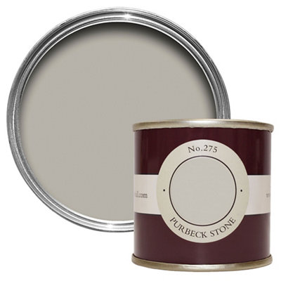 Farrow & Ball Estate Purbeck Stone No.275 Matt Wall & Ceiling Emulsion Paint, 100Ml Tester Pot