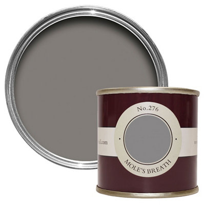 Farrow & Ball Estate Mole's Breath No.276 Matt Wall & Ceiling Emulsion Paint, 100Ml Tester Pot