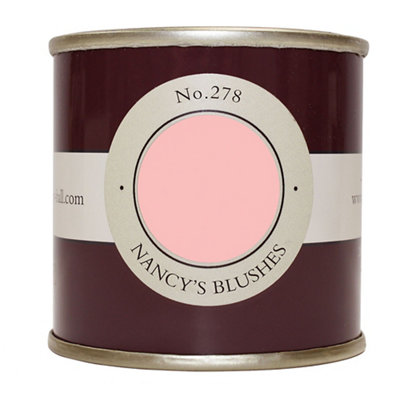 Farrow & Ball Estate Nancy's Blushes No.278 Wall & Ceiling Emulsion Paint, 100Ml Tester Pot