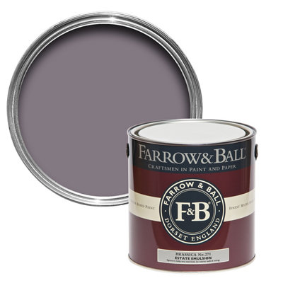 Farrow & Ball Estate Brassica No.271 Matt Wall & Ceiling Emulsion Paint, 2.5L