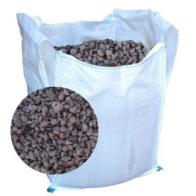 B&Q 10Mm Limestone Chippings, Bulk Bag, 14.5M²