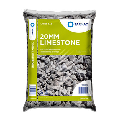 Tarmac 20Mm Limestone Chippings, Large Bag