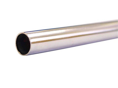 Wednesbury Copper Chrome-Plated Compression Pipe (L)2M (Dia)22Mm