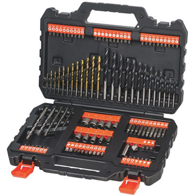Black & Decker Mixed Drill & Screwdriver Bit Set (109 Piece) - A7200