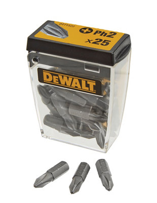 Dewalt Ph2 Screwdriver Bits (L)25Mm, Pack Of 25