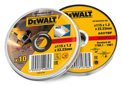 Dewalt Grinding Disc (Dia)115Mm, Pack Of 10