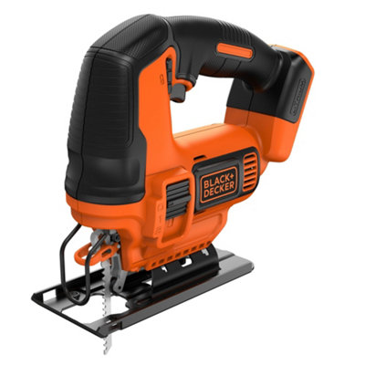 Black+Decker 18V Powerconnect Brushed Cordless Jigsaw (Bare Tool) - Bdcjs18n-Xj