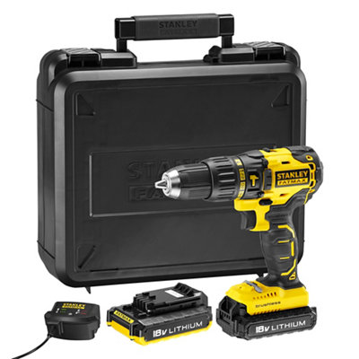 Stanley Fatmax 18V Cordless Combi Drill 2Ah) - Kfmcd628d2k-Gb - Refurbished