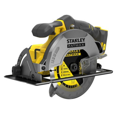 Stanley Fatmax 18V V20 165Mm Brushed Cordless Circular Saw (Bare Tool) - Sfmcs500b-Xj