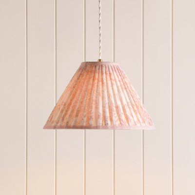 Laura Ashley Pink Picardie Conical Lamp Shade (D)30Cm