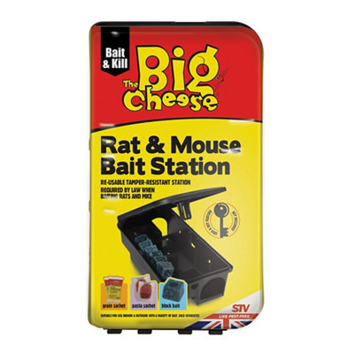The Big Cheese Rodent Bait Station (H)75Mm (W)124Mm