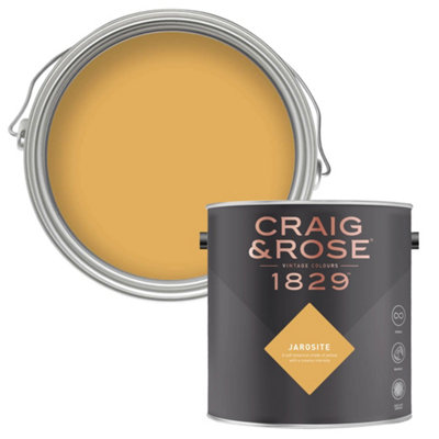 Craig & Rose 1829 Jarosite Chalky Emulsion Paint, 2.5L
