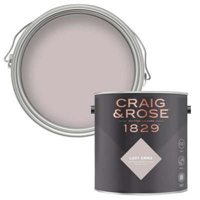 Craig & Rose 1829 Lady Emma Chalky Emulsion Paint, 2.5L