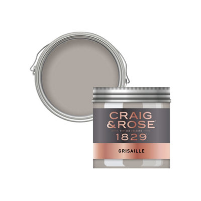 Craig & Rose 1829 Grisaille Chalky Emulsion Paint, 50Ml