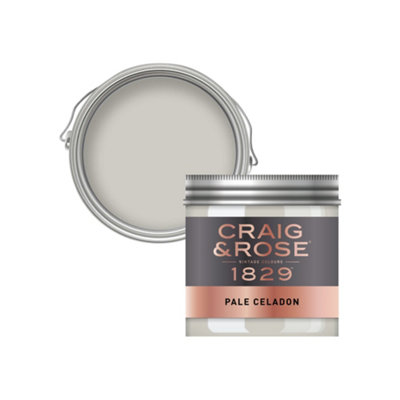Craig & Rose 1829 Pale Celadon Chalky Emulsion Paint, 50Ml