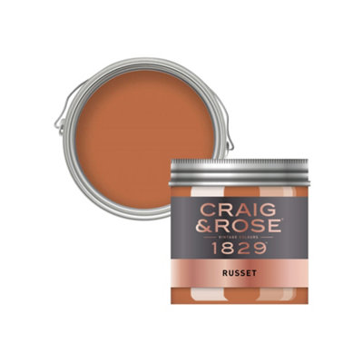 Craig & Rose 1829 Russet Chalky Emulsion Paint, 50Ml