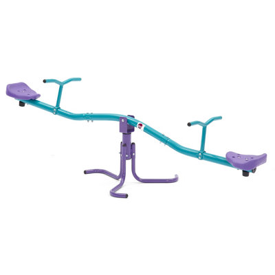 Plum Play Purple and Teal Rotating See Saw - Multi - Wilko